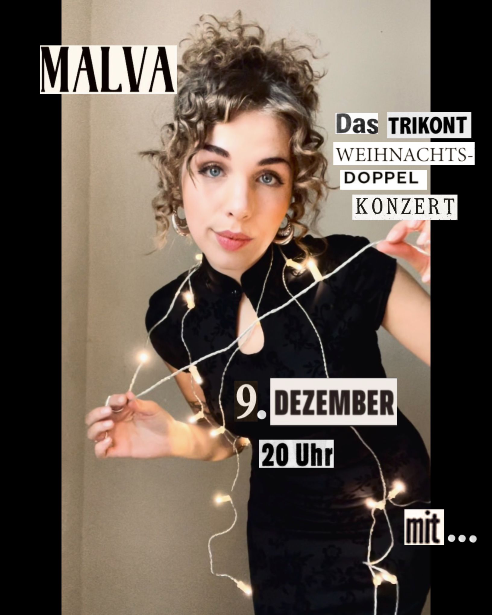 Veranstaltungsbild für Das Trikont Weihnachtsdoppelkonzert mit Malva & Philip Bradatsch